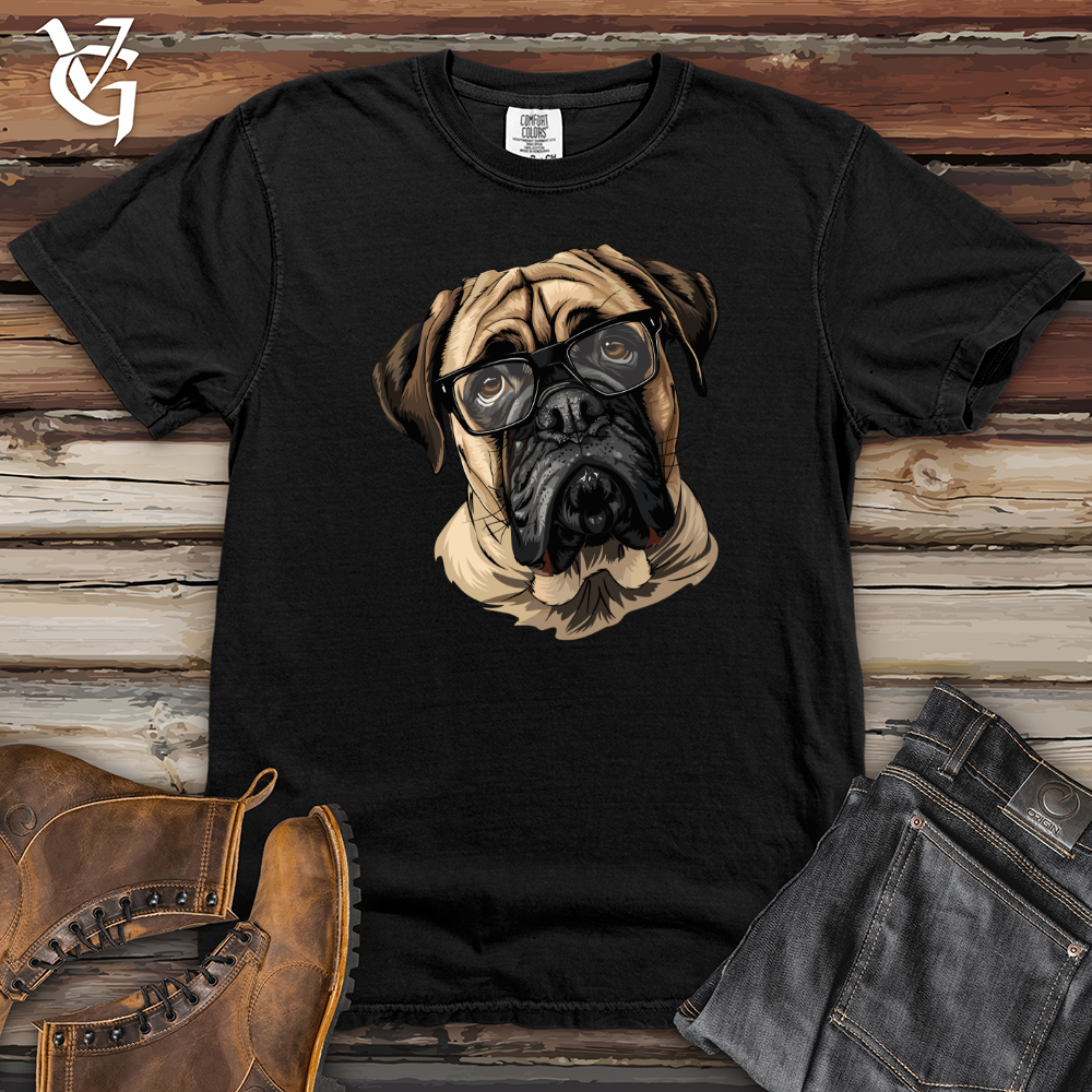 Pensive English Mastiff Portrait Heavy Cotton Comfort Colors Tee