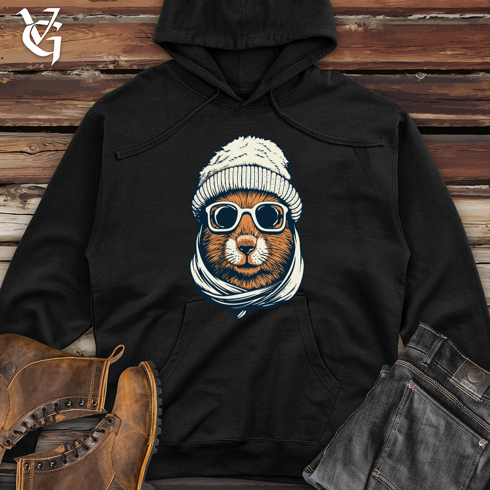 Retro Acorn Cap Midweight Hooded Sweatshirt