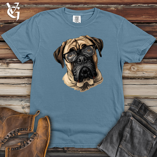 Pensive English Mastiff Portrait Heavy Cotton Comfort Colors Tee