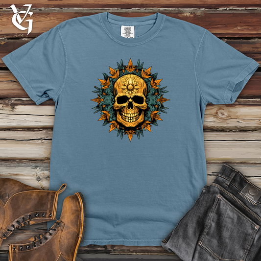 Retro Mandala Skulltapestry Heavy Cotton Comfort Colors Tee