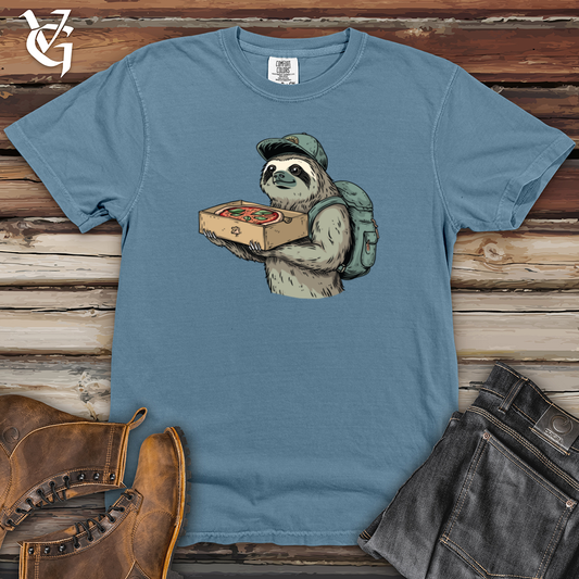 Sloth Pizza Delivery Heavy Cotton Comfort Colors Tee