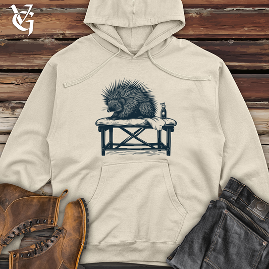 Porcupine Spa Relaxation Midweight Hooded Sweatshirt