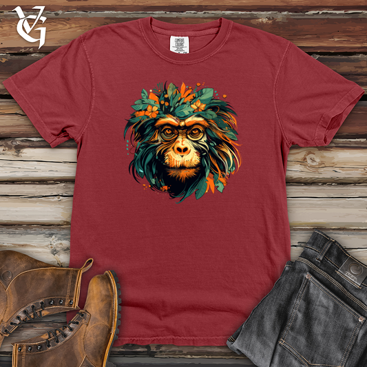 Floral Monkey Essence Heavy Cotton Comfort Colors Tee