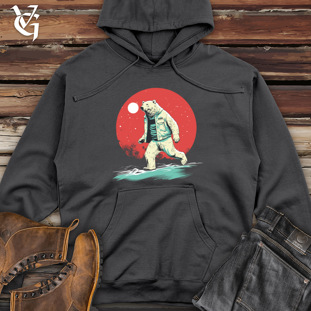 Polar Bear Nightwalk Midweight Hooded Sweatshirt