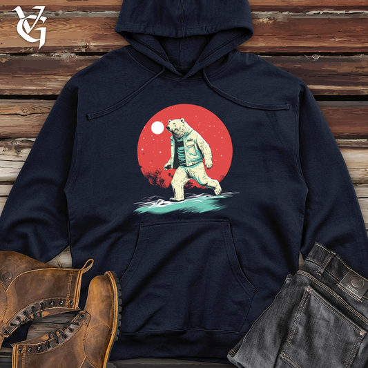 Polar Bear Nightwalk Midweight Hooded Sweatshirt