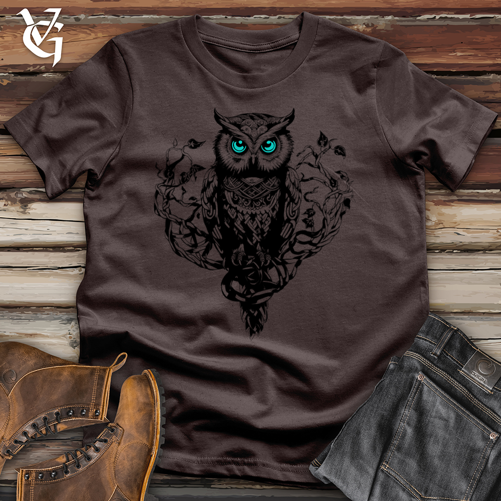 Aqua Eyed Owl Softstyle Tee