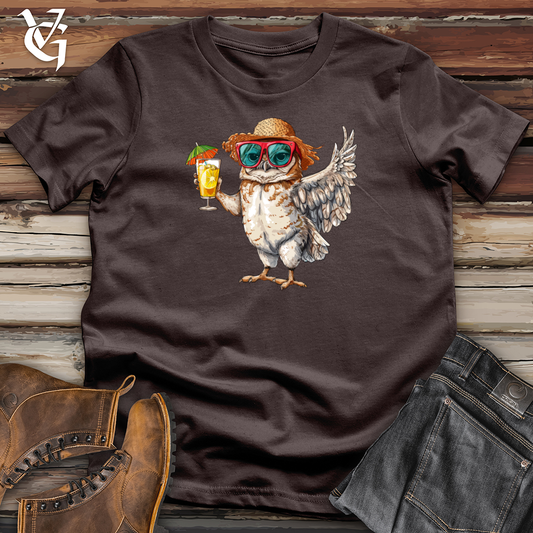 Owl Beach Vacation Softstyle Tee
