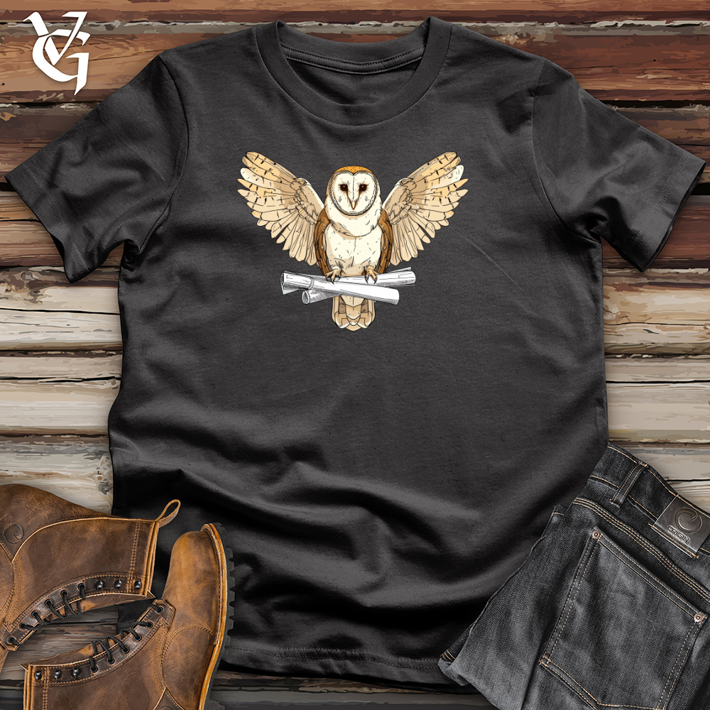 Owl Architect Wisdom Cotton Tee