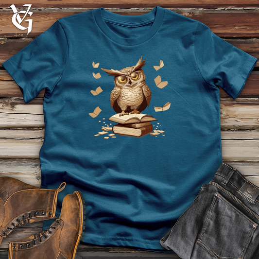 Owl Bookworm Adventure Cotton Tee
