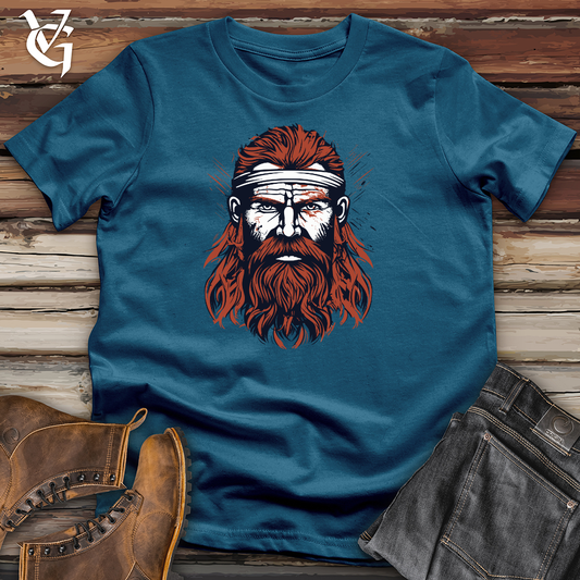 Red Viking Warrior Cotton Tee