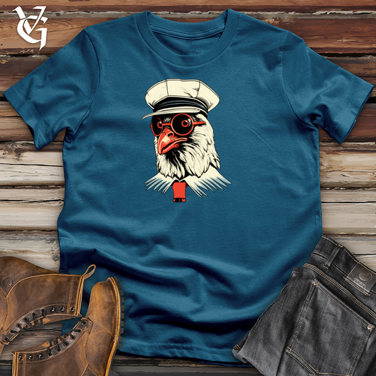 Retro Rooster Referee Cotton Tee
