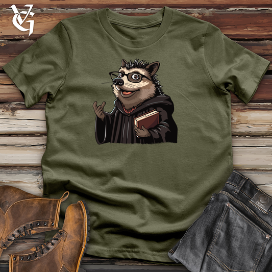 Hedgehog Professor Wisdom Cotton Tee