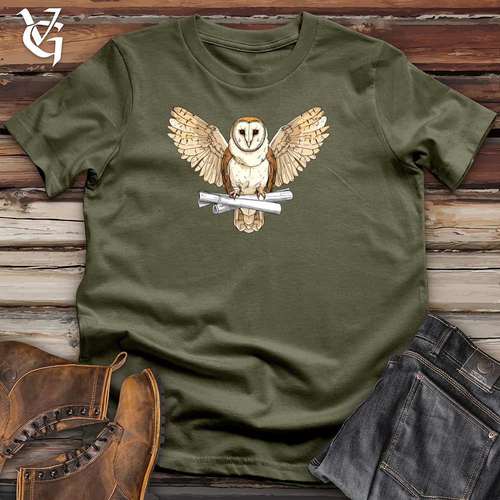 Owl Architect Wisdom Cotton Tee