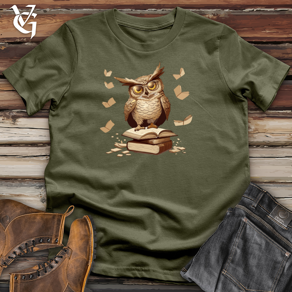Owl Bookworm Adventure Cotton Tee