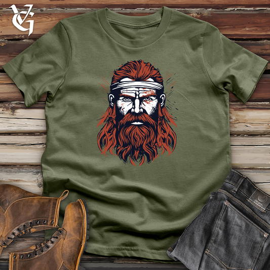 Red Viking Warrior Softstyle Tee