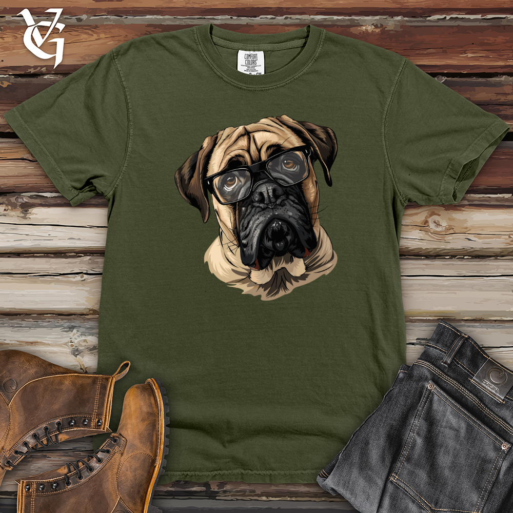 Pensive English Mastiff Portrait Heavy Cotton Comfort Colors Tee