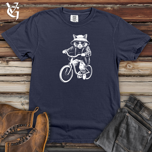 Feline Cycle Whisker Jaunt Adventure Heavy Cotton Comfort Colors Tee