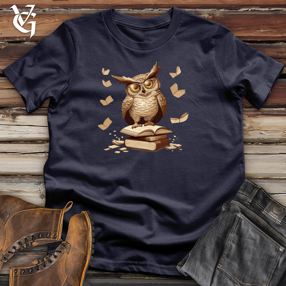 Owl Bookworm Adventure Cotton Tee