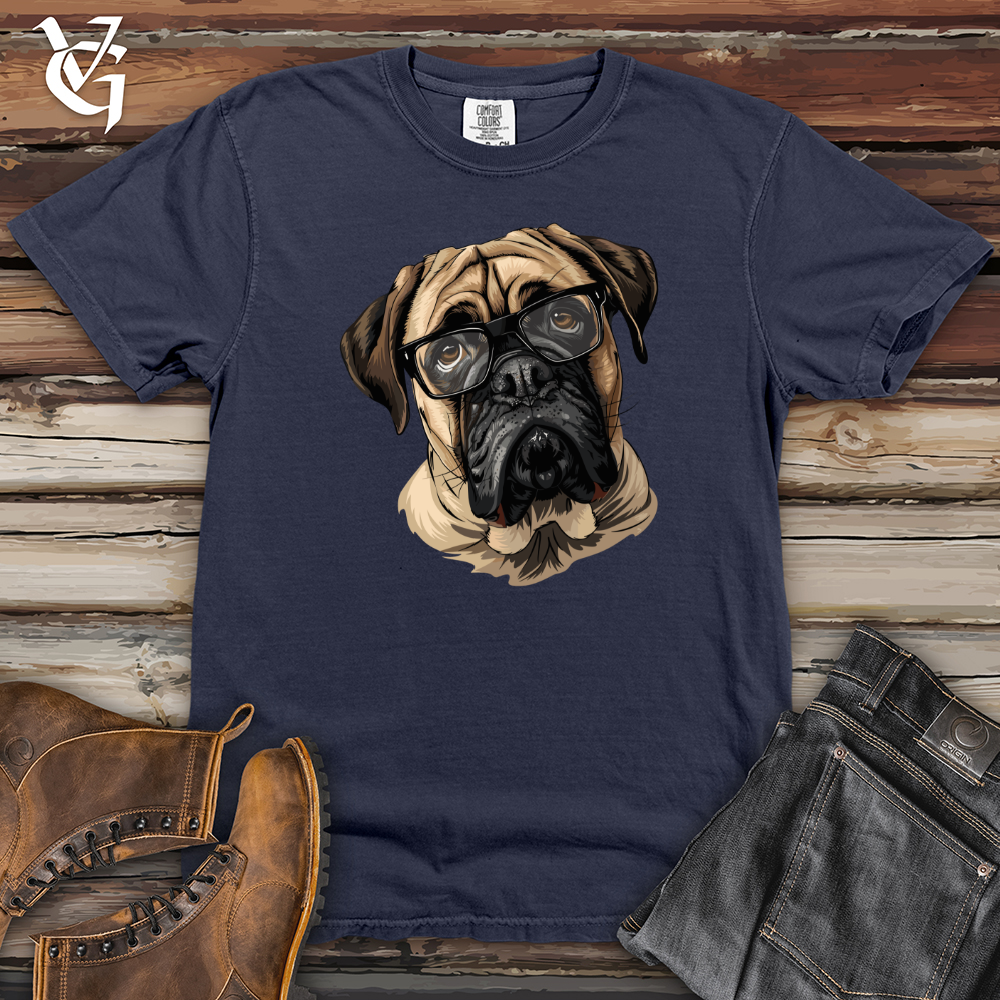 Pensive English Mastiff Portrait Heavy Cotton Comfort Colors Tee