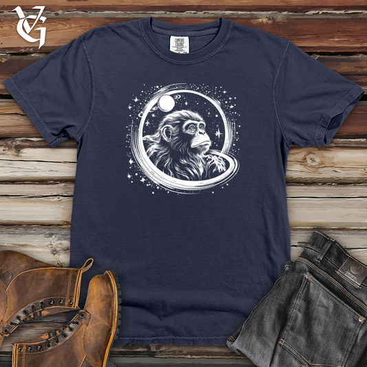 Retro Cosmic Monkey Heavy Cotton Comfort Colors Tee