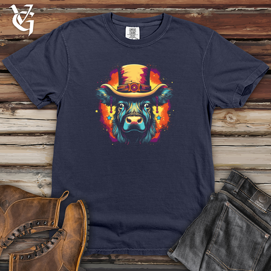 Retro Cosmic Top Hat Buffalo Heavy Cotton Comfort Colors Tee