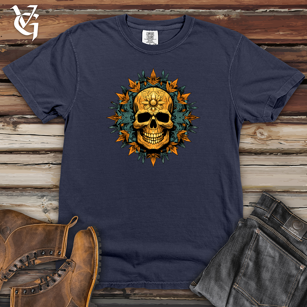 Retro Mandala Skulltapestry Heavy Cotton Comfort Colors Tee