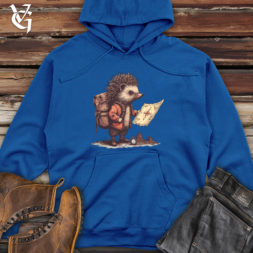 Hedgehog Explorer Quest Midweight Hooded Sweatshirt