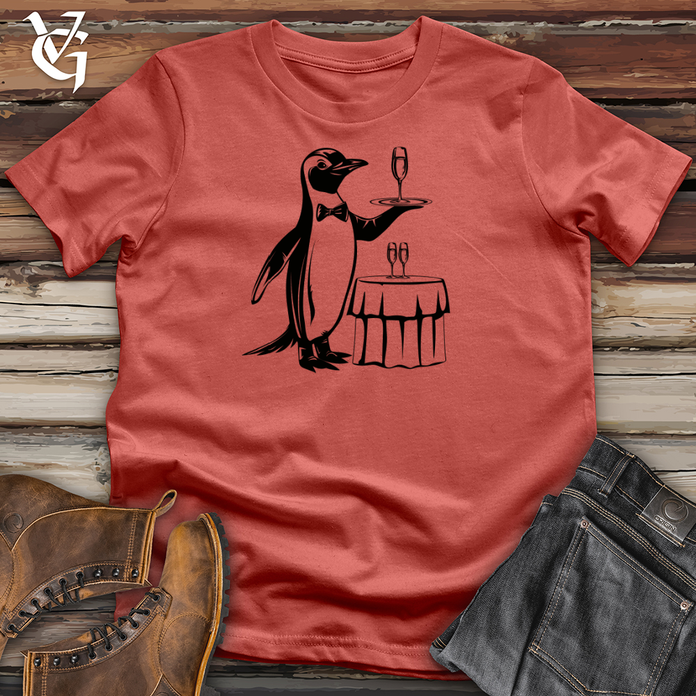 Penguin Waiter Elegance Cotton Tee