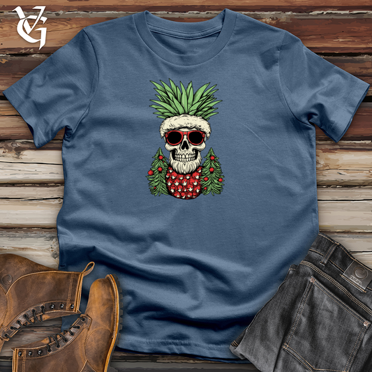 Retro Santa Pineapple Cotton Tee
