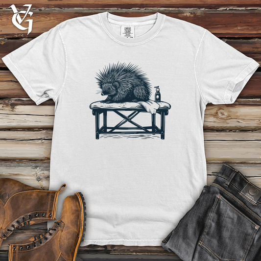Porcupine Spa Relaxation Heavy Cotton Comfort Colors Tee