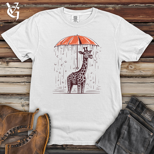 Vintage Rainy Giraffe Heavy Cotton Comfort Colors Tee