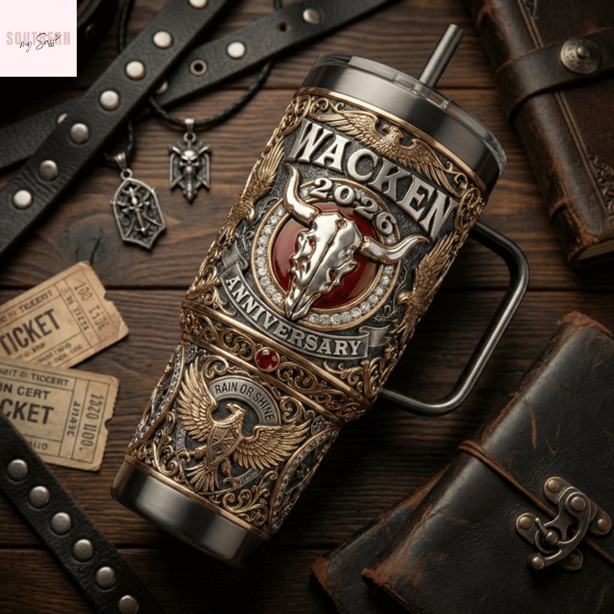 Wacken Rain Or Shine Thrash Legacy 2026 Tumbler