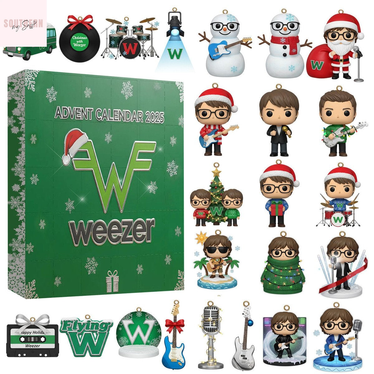 Weezer Rock Band Advent Calendar 2025