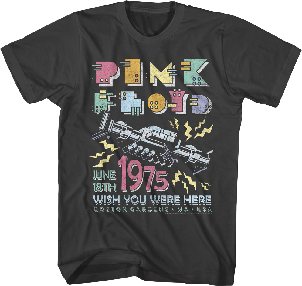 Wish You Were Here Boston Gardens 1975 Pink Floyd T-Shirt