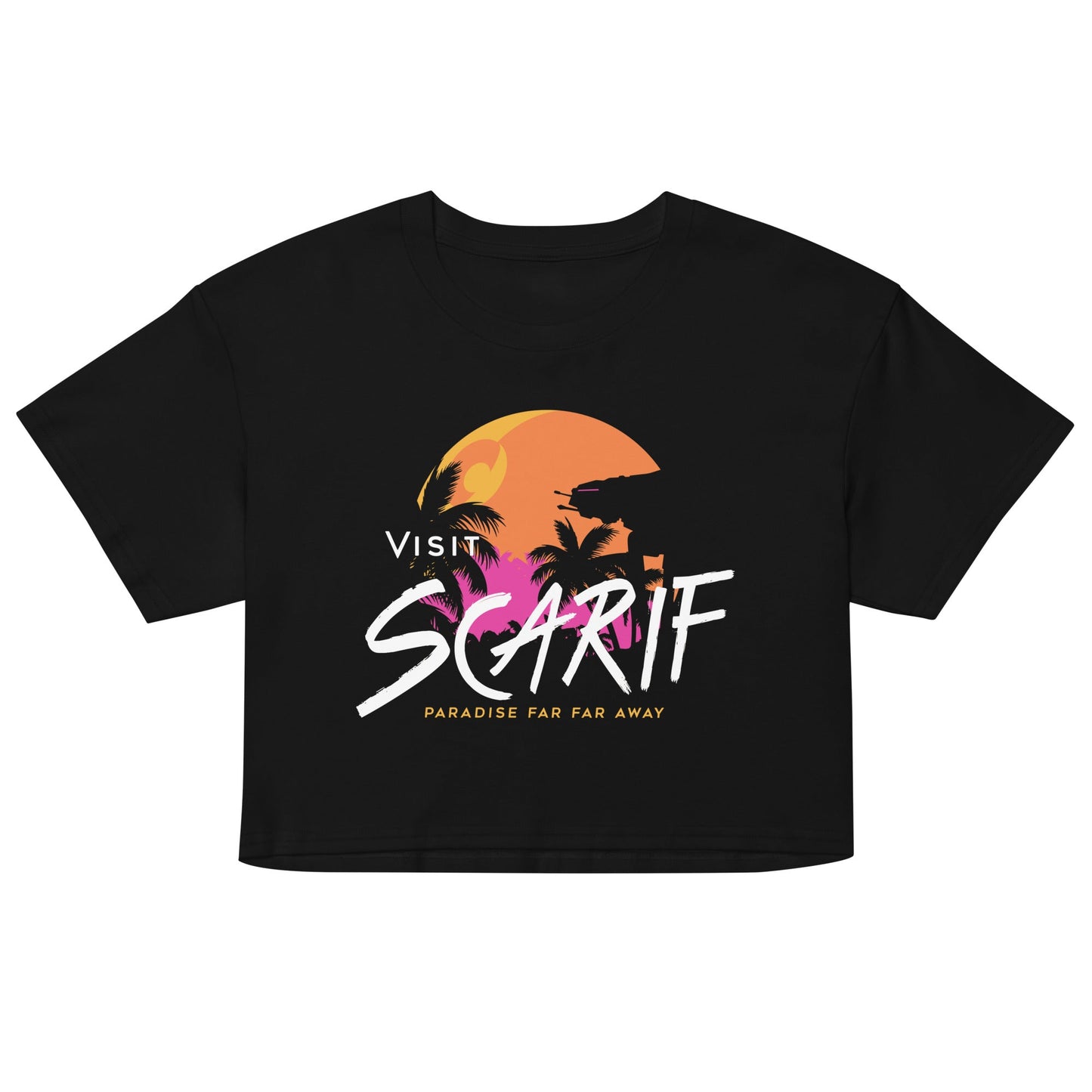 Visit Scarif Women's Crop Tee