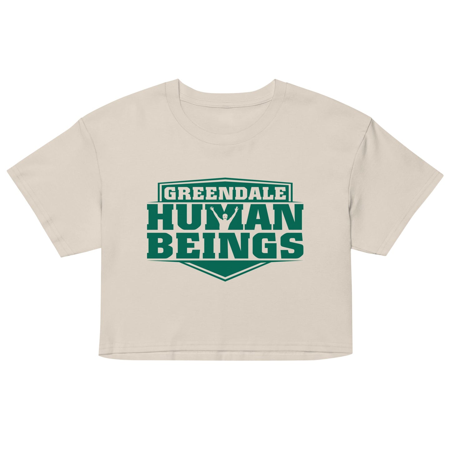 Greendale Human Beings Women's Crop Tee
