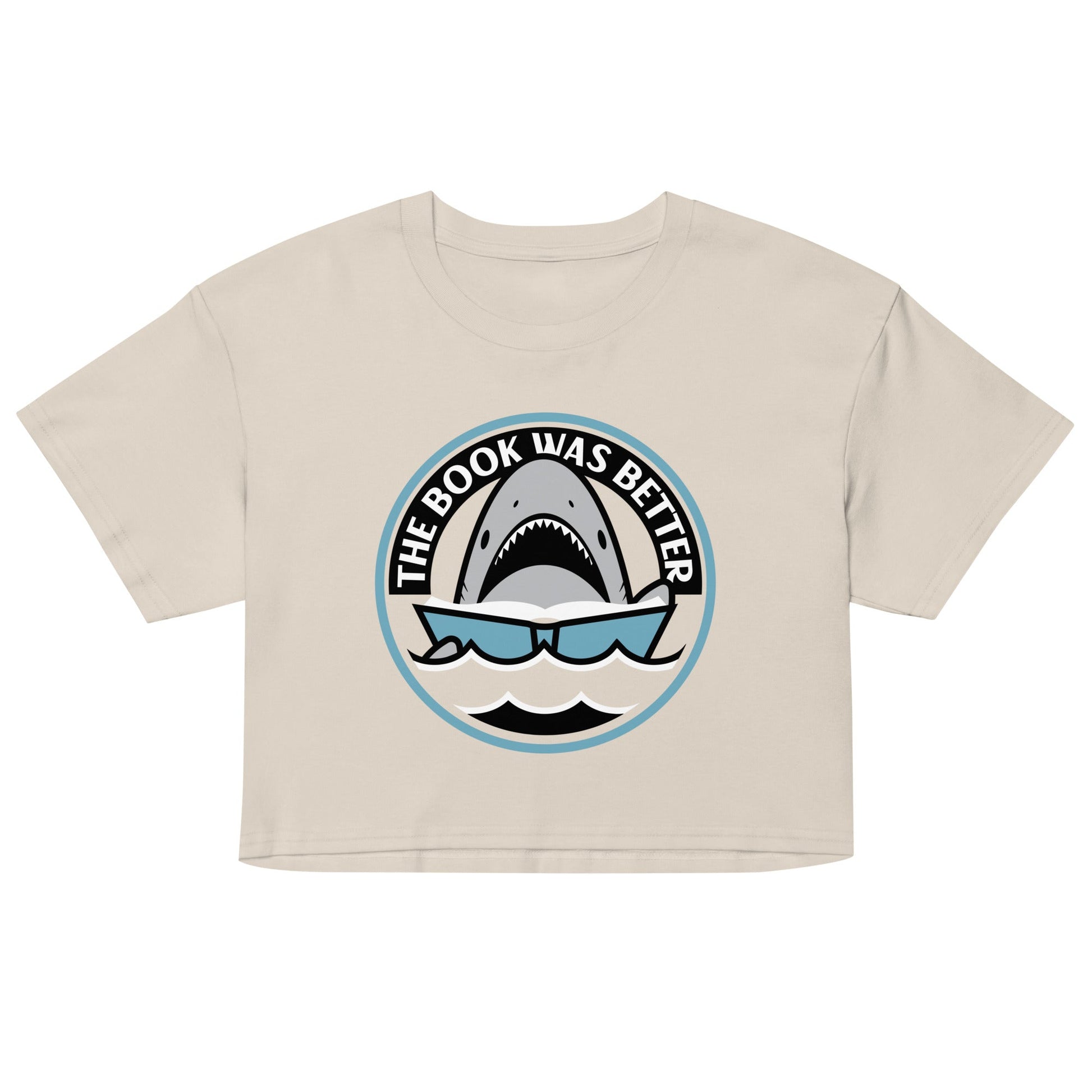 The Book Was Better Women's Crop Tee