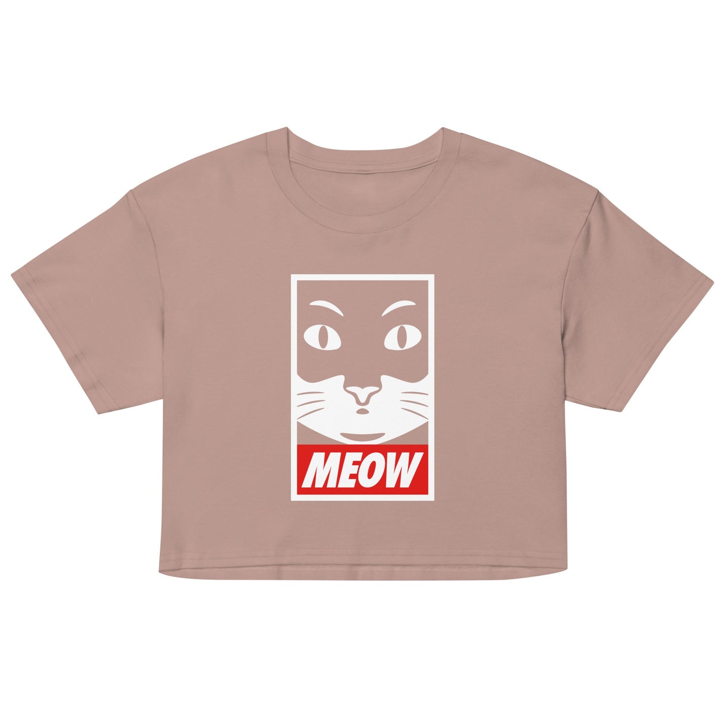 Meow Women's Crop Tee