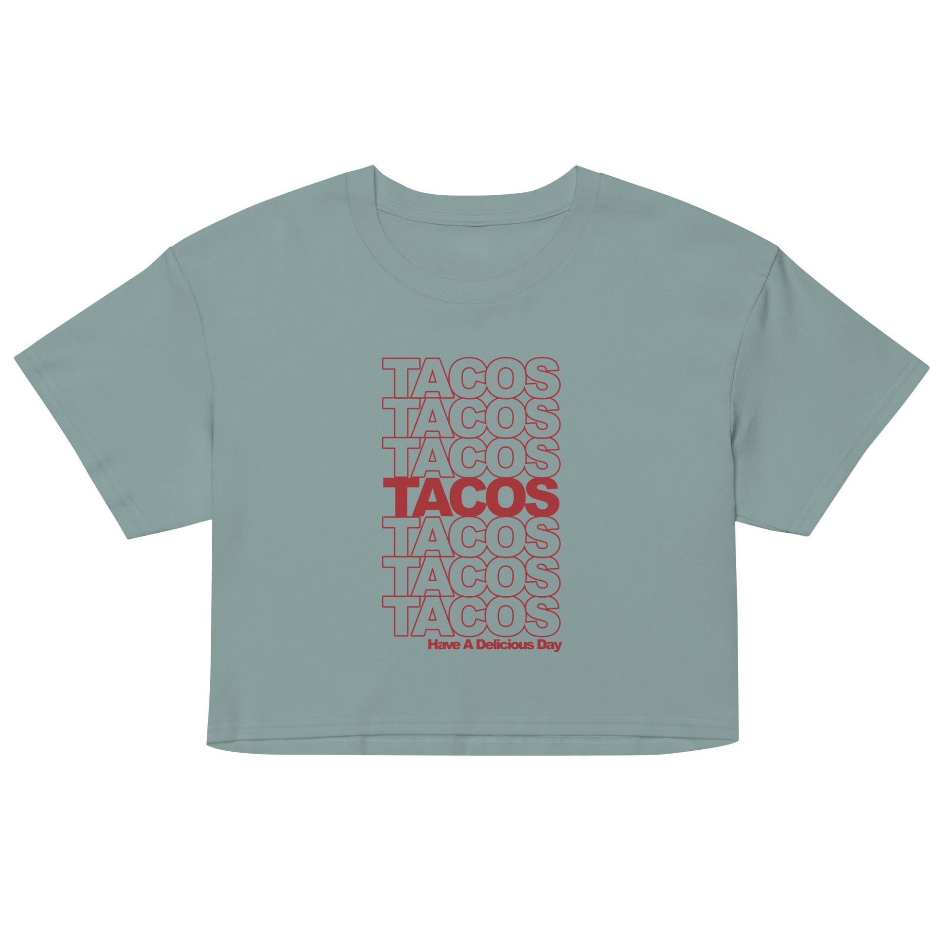Tacos Tacos Tacos Women's Crop Tee