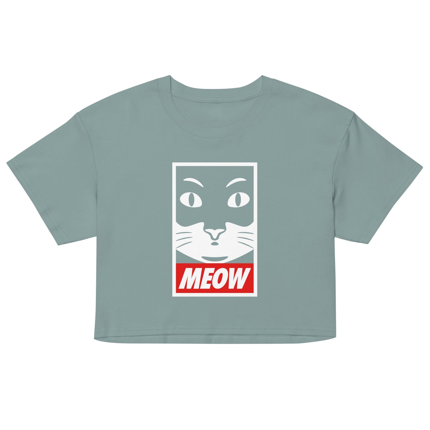 Meow Women's Crop Tee