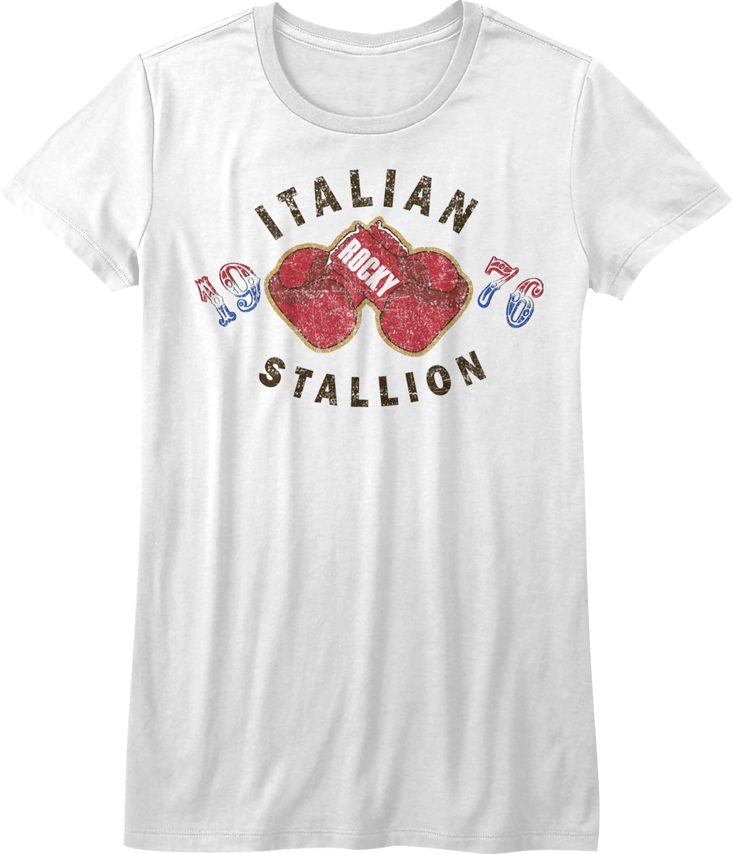Womens Italian Stallion 1976 Rocky Shirt