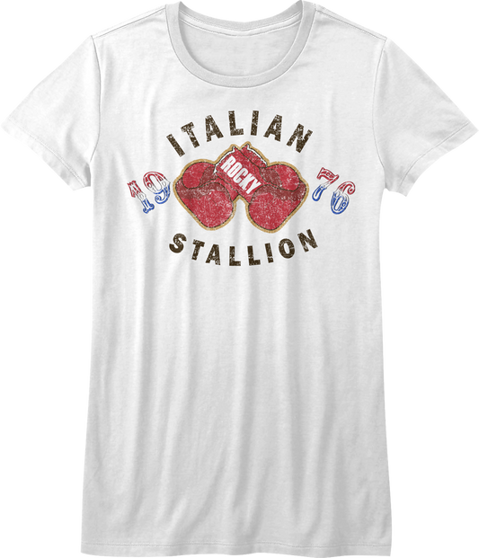 Womens Italian Stallion 1976 Rocky Shirt
