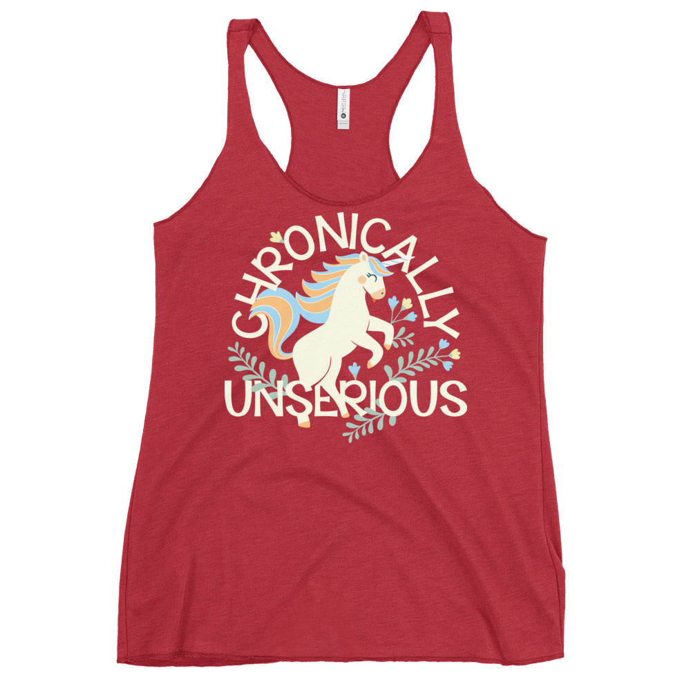 Chronically Unserious Women's Racerback Tank