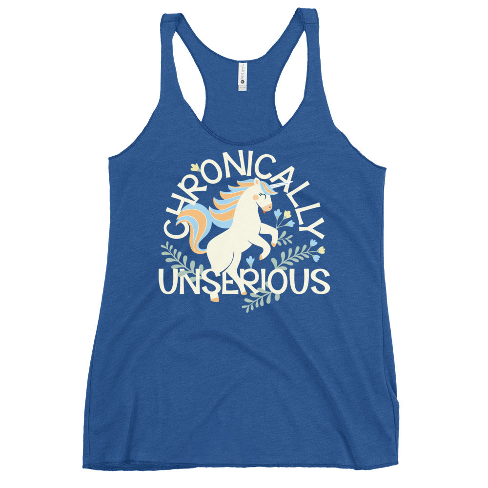 Chronically Unserious Women's Racerback Tank
