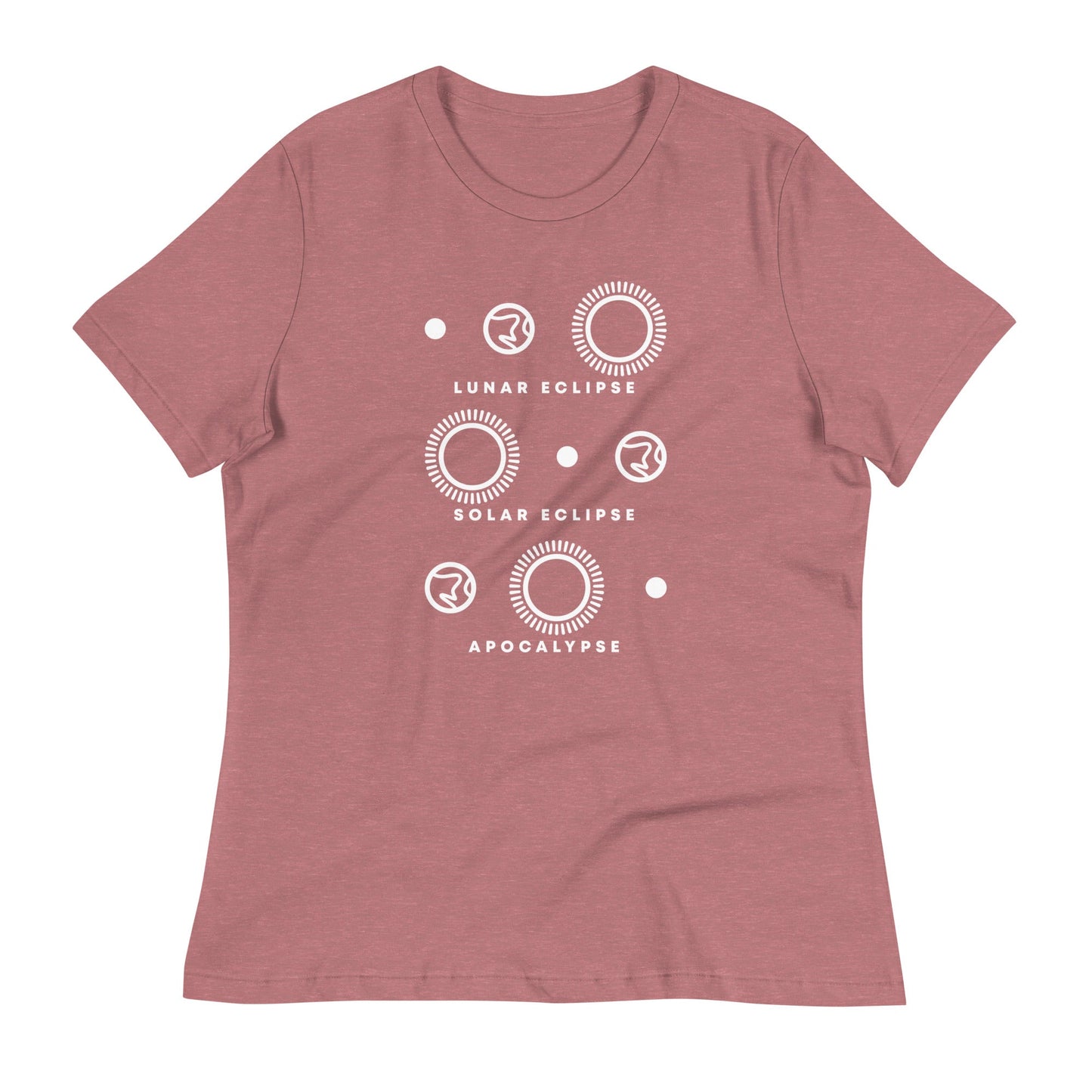 Lunar Eclipse Solar Eclipse Apocalypse Women's Signature Tee