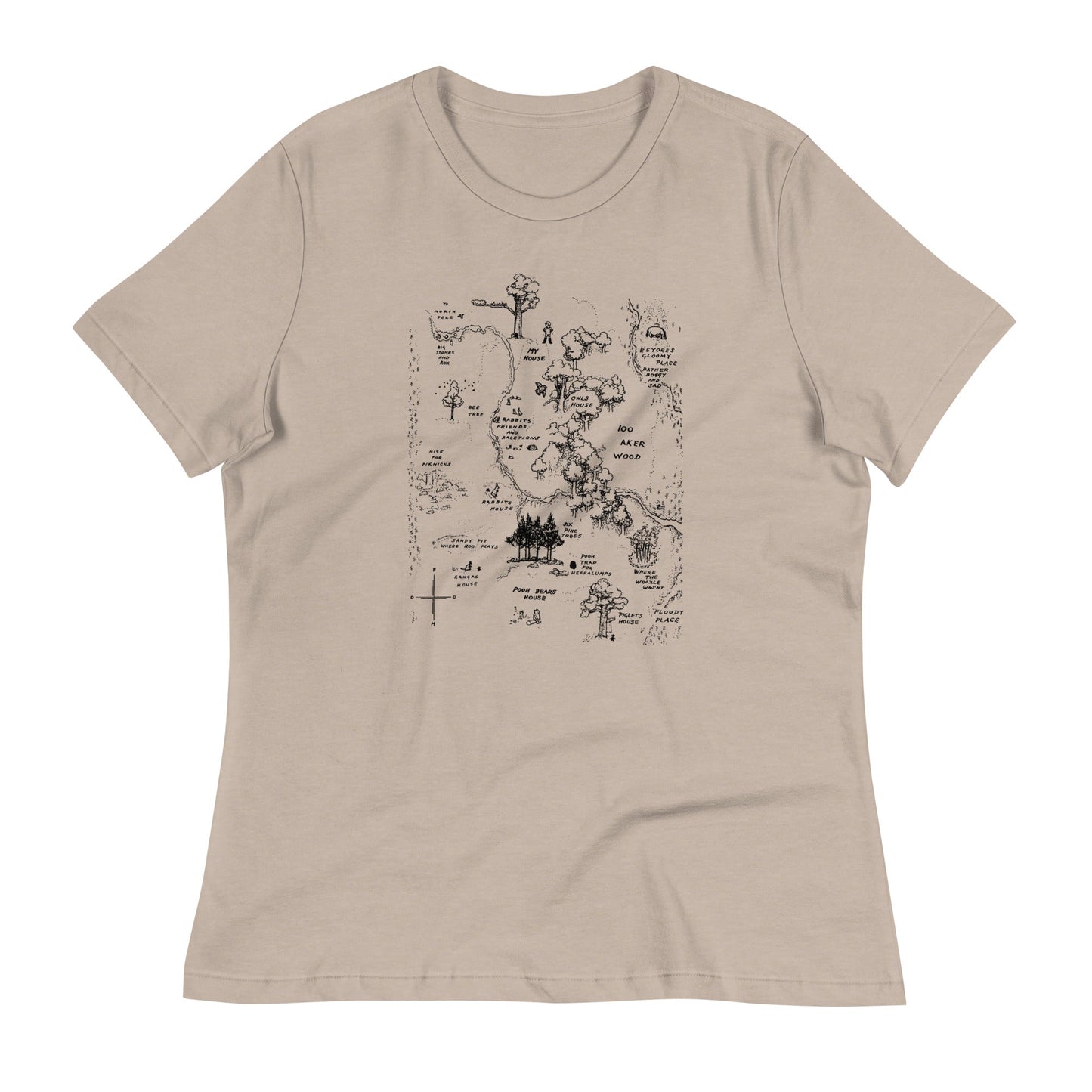 100 Acre Map Women's Signature Tee