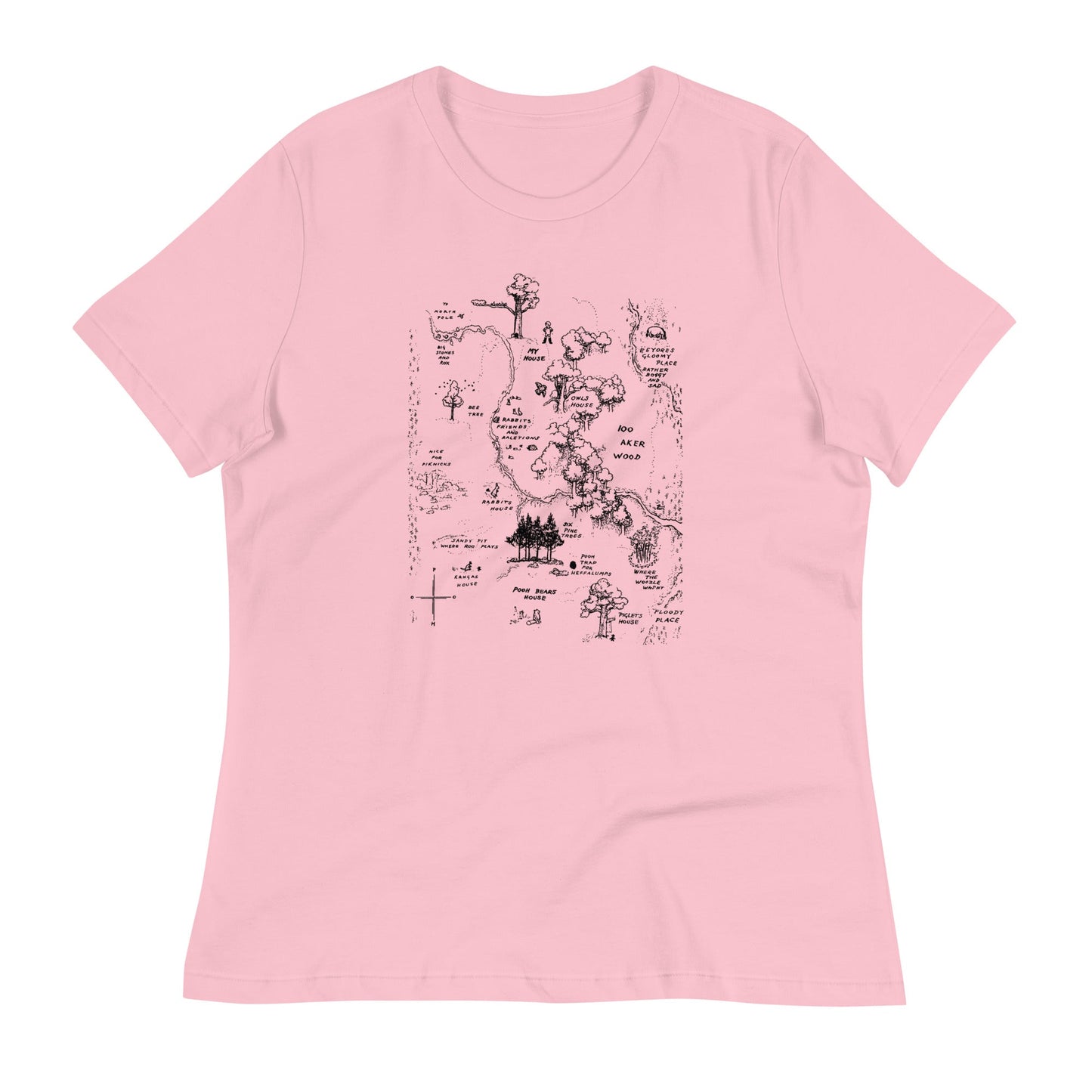 100 Acre Map Women's Signature Tee