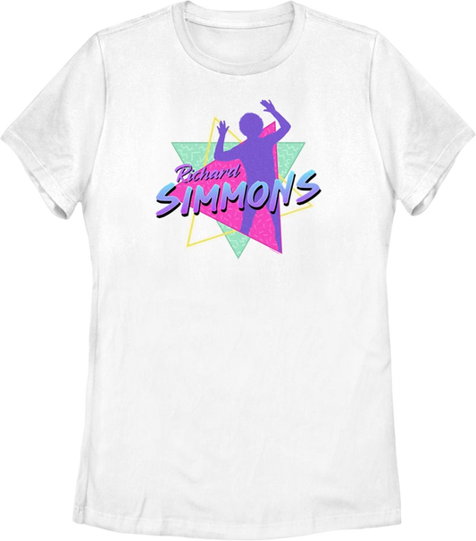 Womens Retro Silhouette Richard Simmons Shirt