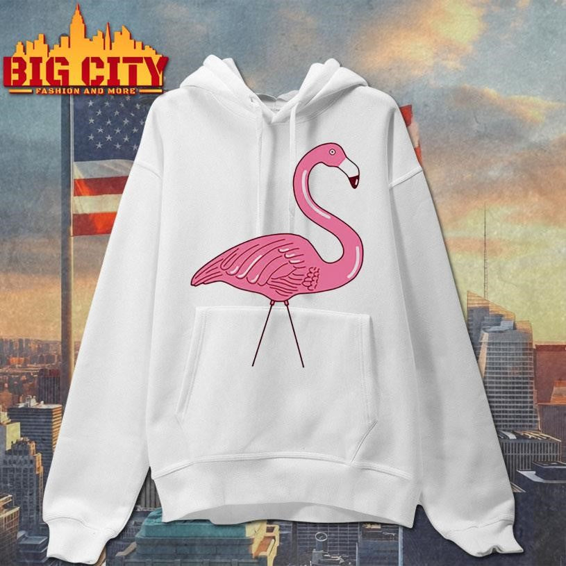 xl plastic flamingo heavyweight shirt