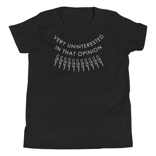 Very Uninterested In That Opinion Kid's Youth Tee